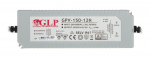 LED transformatorius GLP Gpv-150-12N, 150 W, 12,5A, DC 12 V, AC 200-240 V, IP67, plastikinis, 220 x
