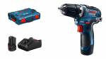 Akumuliatorinis suktuvas BOSCH Professional GSR 12V-35, 12 V, sukimo momentas 20-35 Nm, komplekte 2