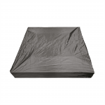 Smėlio dėžės uždangalas 4IQ, 120x120 cm, juodas