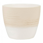 Kambarinis keraminis vazonas SCHEURICH Vanilla Cream (950/14), kreminės sp., vazono skersmuo 14 cm.