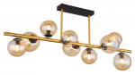 Pakabinamas &scaron;viestuvas GLOBO Riha, G9, 870x300x380 mm, komplektacijoje su LED lemputėmis, 9x3,5W, 35