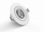 Įmontuojamas &scaron;viestuvas TECHTOUCH 2027251, apvalus, LED, 5W, 400 lm, 3000 K, 220-240 V, 25000 val.