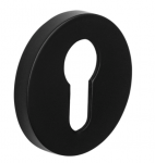 Durų apyraktė INOVO Slim 17, PZ cilindrui, juodas sp., apvalus