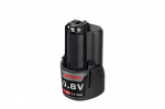 Akumuliatorius BOSCH Professional GBA 12V 2.0Ah, akumuliatoriaus įtampa 12 V, akumuliatoriaus talpa