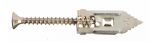 Metalinis kai&scaron;tis GKP RAWLPLUG, 10,5 x 30 mm, su sraigtu 4 x 40 mm, į gipso kartoną, 12 vnt.