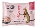 Konservuotas kačių ėdalas PRIMACAT Classic, la&scaron;i&scaron;os padaže, sterelizuotoms katėms 4vnt x&nbsp;85g
