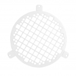 Ventiliacinis tinklelis - grotelės EUROPLAST LSM125, d125 mm, baltos sp., metalinis