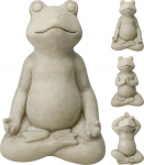 Sodo dekoracija JOGA VARLĖ, smėlinės sp., 3 skirtingi dizainai, 22 x 15 x 38 cm