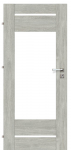 Laminuotos vidaus durys su užlaida VOSTER Rocco 10, kairinės, spalva Polar oak, 2030x744x40 mm