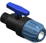 Rutulinis movinis ventilis PP ELYSEE, i&scaron;orinis sriegis, 20 x 1/2", PN10