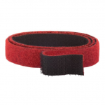 Kabliukų ir kilpučių suri&scaron;imo juosta FIX-O-MOLL, 20mm x 60cm, raud/juoda sp.