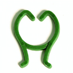 Plastikiniai segtukai augalams NICOLI Anelli, 2,5 cm., 100 vnt.