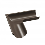 Latako i&scaron;orinis kampas BILKA, skersmuo 125 mm, rudos spalvos, RAL8019