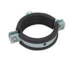 Metalinis vamzdžio laikiklis AQUER, 1 1/4'' (40-45 mm) be varžto su guma OGG5/4 M8