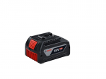 Akumuliatorius BOSCH Professional GBA 18V 5.0Ah, akumuliatoriaus įtampa 18 V, akumuliatoriaus talpa
