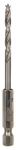 Grąžtas medienai BOSCH, 4 mm, 87.5 mm, 1/4" &scaron;e&scaron;iabriaunis