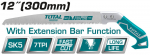 Sodo pjūklas TOTAL THT5113006, dydis: 12"/300mm, trigubo galandinimo dantukai
