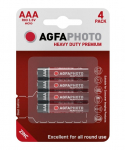 Maitinimo elementai AGFAPHOTO Heavy Duty Micro Battery, 4 vnt., AAA, R03