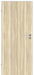 Laminuotos vidaus durys su užlaida VOSTER Plain, kairinės, spalva Oak latte, matmenys 2030 x 844 x 4