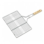 Kepimo grotelės BARBECOOK, medinė rankena, 35x23 cm