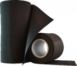 I&scaron;orinė sandarinimo membrana EPDM, juoda, 50x1.0 mm, 20 m/rul