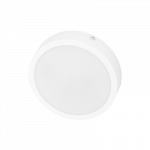 Montuojamas &scaron;viestuvas panelė TOPE Timor, 12W, 1140lm, 4000K, IP40, apvali, pavir&scaron;inė, baltos sp.