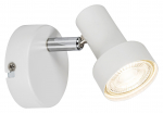 Kryptinis &scaron;viestuvas RABALUX Konrad, GU10, 1 x 50W, 230V, IP20, metalinis, baltos sp., 90 x 90 x 110