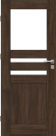 Laminuotos vidaus durys su užlaida VOSTER Antares 20, de&scaron;ininės, spalva Oak, 2030x844x40 mm