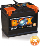 Akumuliatorius ENERGY BOX 12 V, 60 Ah, 540 A, EN
