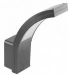 Lauko &scaron;viestuvas GTV Paris, LED 10 W, 220-240V, 4000 K, 900 lm, IP54, 140&deg;, sieninis, aliuminis, juo