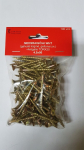 Medsraigčiai WHT, 4,5 x 50 mm, įleidžiama galva, cinkuoti, 100 vnt., pridėtas antgalis TORX20