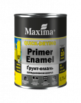 Greitai džiūstantis gruntas - emalė MAXIMA, juoda RAL 9011, 0,75 kg