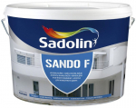 Mineralinių fasadų ir cokolių dažai SADOLIN Sando F, 5 l, BW bazė, balti, visi&scaron;kai matiniai, vandeni