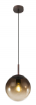 Pakabinamas &scaron;viestuvas GLOBO Varus, E27, 1 x 40W, 230V, rudos sp. metalas, gintaro sp. stiklas, 200