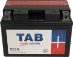 Akumuliatorius TAB, AGM, motociklinis, YTZ14S, 11, 2AH, 12V A, 150 x 88 x 110 mm, starterinis, rūg&scaron;t