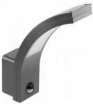 Lauko &scaron;viestuvas GTV Paris, LED 10 W, 220-240V, 4000 K, 900 lm, IP54, 140&deg;, sieninis, aliuminis, su