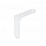 Lentynos laikiklis VELANO, WSM 75 BI 75x75 mm, baltos spalvos, DMX 5157