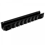 Plastikinis latakas DAKOTA PEGASUS&reg; PLUS, juodas, 1000 x 130 x 75 mm
