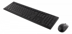Kompiuterio klaviatūros ir pelės komplektas DELTACO Tb-114-Lt, bevielė klaviatūra ir pelė, 105 klavi