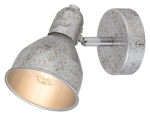 Kryptinis &scaron;viestuvas RABALUX Thelma, E14, 1 x 40W, 230V 50Hz, antikinės sidabro sp., 140 x 95 x 140