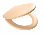 Klozeto dangtis RIDDER Miami, lėto nusileidimo, smėlio spalvos, polipropilenas, 02101111