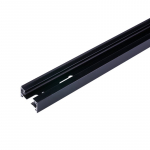 Kryptinių &scaron;viestuvų bėgelis DPM X-Line, 1 m, aliuminis, 34 x 20 mm, juodos sp., STS001B