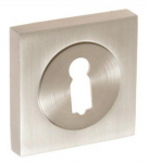 Durų apyraktė BERG BB, Kvadratinė, nikelio spalvos