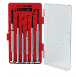 Atsuktuvų rinkinys tiksliems darbams STANLEY 1-66-039, 6 vnt