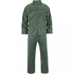 Drabužių komplektas nuo lietaus, DDA00905RNXXL, (striukė, kelnės), su paslėptu gobtuvu, žalia spalva