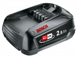 Akumuliatorius BOSCH P4A Green Power4All, 18 V, 2,5 Ah, 1600A005B0