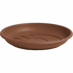 Plastikinė lėk&scaron;telė DOMUS, 14 x 2,2 cm., ruda