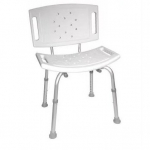 Kėdė vonios kambariui, su atlo&scaron;u, reg.auk&scaron;tis 35-53 cm, plotis 30 cm, ilgis 50 cm, 380002