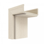 Laminuota durų stakta VIVENTO, reguliuojama, su apvadais, komplektas durų varčiai, kairinė, spl. Cor