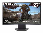 Monitorius LG UltraGear 27GS60QC-B, 27", VA lenktas (Curved), 180 Hz, 1 ms